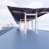 Großer Bahnhof für den neuen Bahnhof