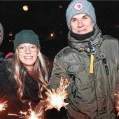 Wasserburger feiern eine kalte, aber schöne Silvesternacht