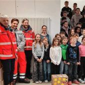 41 Pakete für die Johanniter-Weihnachtstruckeraktion
