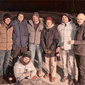 Petrus beschert gefrorenen Weiher