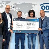 ODU-Mitarbeiter spenden 10.000 Euro