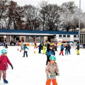 Eisdisco auf der Eisbahn