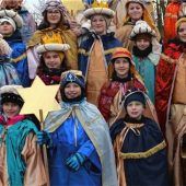 Sternsinger verteilen den Dreikönigssegen