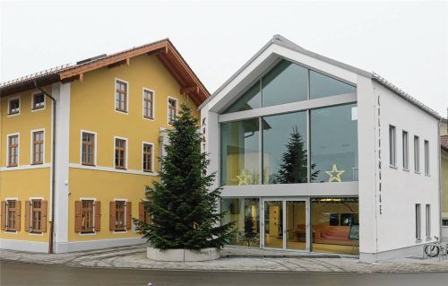 Als „ein echtes Denkmal“ bezeichnete Bürgermeister Richard Richter die Kulturmühle, die während der laufenden Amtsperiode des Marktgemeinderats entstand. Fotos Baumann