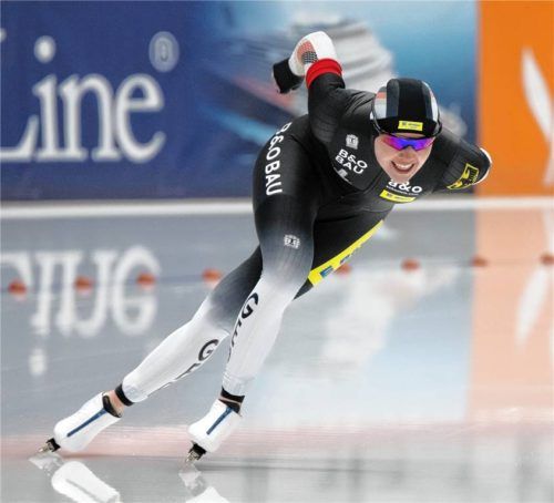 Anna Ostlender zeigte beim Heim-Weltcup in Inzell ihr Potenzial.Foto Ernst Wukits