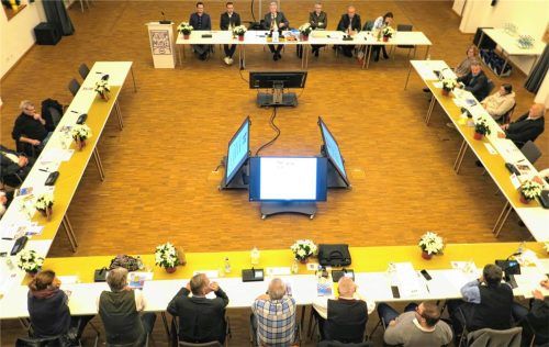 Auch im neuen Jahr gehen dem Marktgemeinderat die Aufgaben bestimmt nicht aus. Foto Baumann
