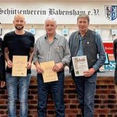 Schützenverein Babensham ehrt Mitglieder