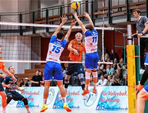 Beim letzten Aufeinandertreffen haben Moritz Wöls (im Angriff) und der TSV Mühldorf eine Niederlage gegen Leipzig einstecken müssen.Foto Fabian Bartsch