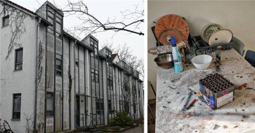 Bislang unbekannte Täter haben am Neujahrstag eine Feuerwerksbatterie in der Küche eines Rosenheimer Studentenheims gezündet. Fotos Schlecker/privat