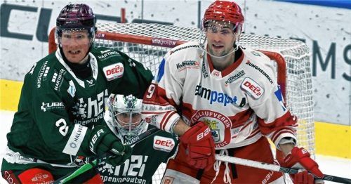 Christopher Kolarz hat den Durchblick. Der Starbulls-Torhüter feierte gegen Landshut seinen ersten DEL2-Shutout.Foto Hans-Jürgen Ziegler