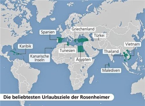 Das Mittelmeer ist weiter dabei – doch auch Fernreiseziele wie Vietnam und Thailand sind im Sommer bei den Rosenheimern beliebt. Verena Klinger