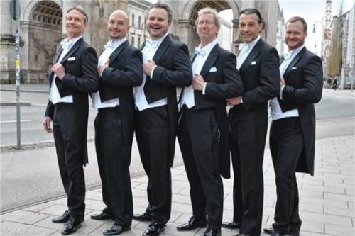 Das Münchner Vokalensemble „The Munich Harmonists“. Foto  RE
