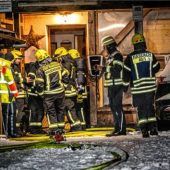 Kellerbrand in Mehrfamilienhaus