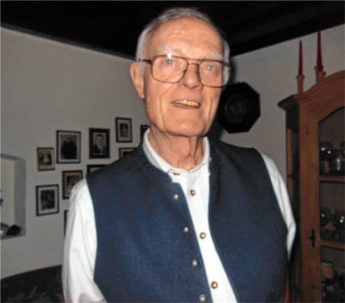 Der Jubilar Werner Biebel. Foto Angermeier
