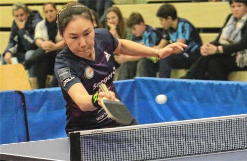 Die Berlinerin Xiaono Shan war seit Bestehen des Final-Four bei allen Veranstaltungen dabei.Foto Gerhard Erlich