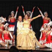Show mit Glitzer und Emotionen