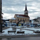 Freier Blick auf die Kirche