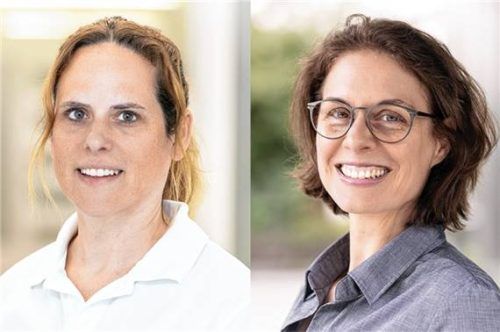 Dr. Sandra Sommerey, Chirurgische Zentrumsleiterin (links), und Ökotrophologin Christiane Abel. Foto RoMed Kliniken
