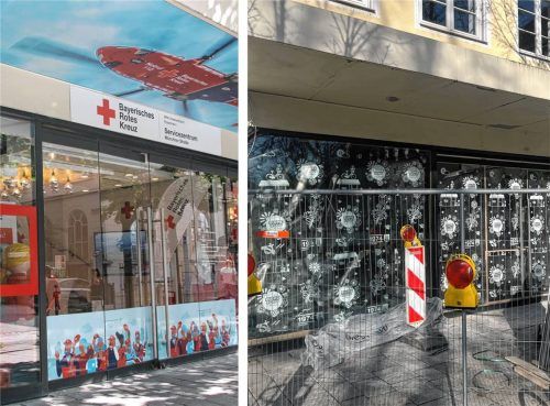 Drei Jahre lang hatte das BRK-Servicezentrum seinen Sitz an der Münchener Straße. Vor einem halben Jahr gaben sie ihren Abschied bekannt. Jetzt konnte ein Nachmieter gefunden werden. Foto BRK Rosenheim/Anna Heise