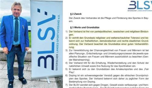 Ein vergleichbares Foto wird Martin Wieser in Zukunft nicht mehr machen lassen können. Das BLSV-Präsidium hat am vergangenen Mittwoch den stellvertretenden Kreisvorsitzenden vom Verband ausgeschlossen. Grund sind „grobe Verstöße gegen die Satzung“.Fotos  privat; Eschenfelder