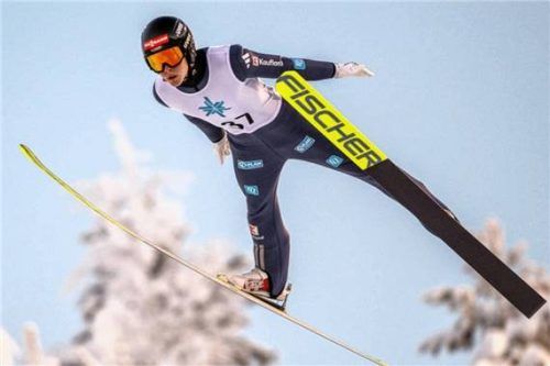 Felix Brieden durfte seine Premiere im Weltcup feiern. Foto Harri Hyytinen