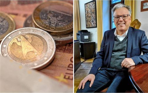 Finanziell geht es der Stadt Wasserburg gut: Bürgermeister Michael Kölbl freut sich, den Staffelstab unter den besten Voraussetzungen an seinen Nachfolger übergeben zu können. Fotos dpa; Rieger