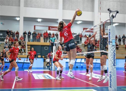 Für die Volleyball-Damen aus Vilsbiburg steht zum Jahres-Auftakt ein Heimspiel an. Foto Hermann Boxleitner