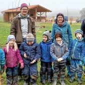 Naturkinder Unterreit pflanzen Feldhecke für Vögel, Igel und Insekten