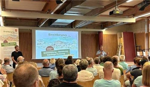 Großes Interesse beim Bürger-Workshop.Foto Gemeinde Breitbrunn