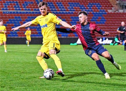 Julian Bell (links) absolvierte mit 22 Jahren schon mehr als 50 Regionalliga-Partien.Foto Imago