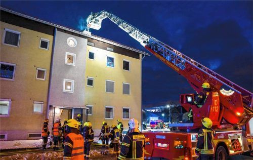 Kaminbrand in Haslach: Acht Bewohner mussten kurzfristig das Haus verlassen. Fotos 112News/P. Benje