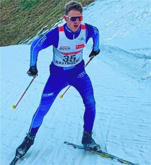 Luca Gaffal erreichte in Rastbüchl dreimal das Podest.Foto re