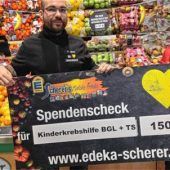 Scherers tägliche Frische spendet 3.000 Euro