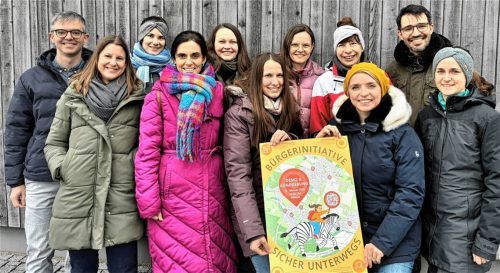Mehrere Eltern aus Westerham haben die Bürgerinitiative „Sicher unterwegs in Feldkirchen-Westerham“ gegründet. Ihr Wunsch ist es, dass sich Kinder sicher und auch selbstständig in den Orten bewegen können. Foto BI „Sicher unterwegs in Feldkirchen-Westerham“