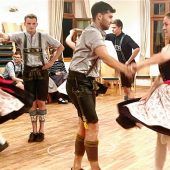 Trachtler aus dem Chiemgau proben für Berlin