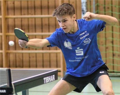 Rafael Mayer bot in beiden Heimspielen eine außerordentlich gute Leistung.Foto Gerhard Erlich