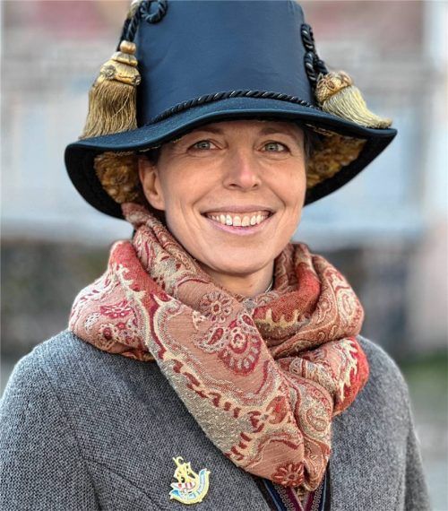 Sie führt die Schiffleut-Bruderschaft mit Hingabe: Juliane Tiefenmooser.Foto poll