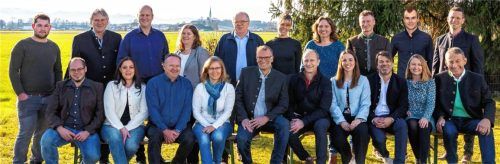 Sie wollen Schechen voranbringen: Die Gemeinderatskandidaten der Parteifreien Bürger Schechen. Foto re