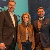 Ein Schneesturm bremst den Kanzler