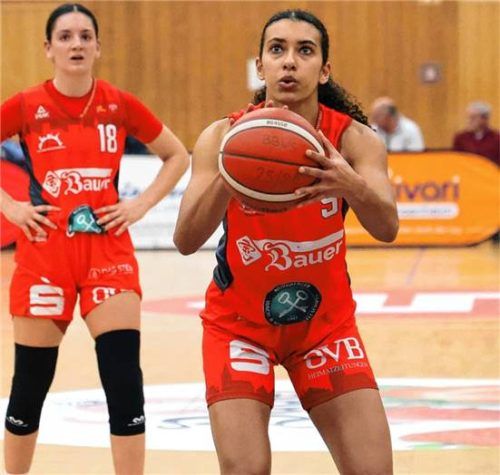 Tess Santos traf in Stuttgart zweistellig für den TSV Wasserburg. Foto mb.presse – Butzhammer