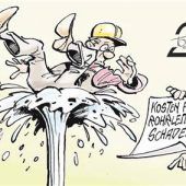 Baggern im Blindflug