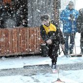 Trotz Schneefall und langer Anreise