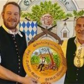 Geburtstagsscheibe ausgeschossen