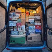 470 Pakete voller Hoffnung für Kinder in der Ukraine