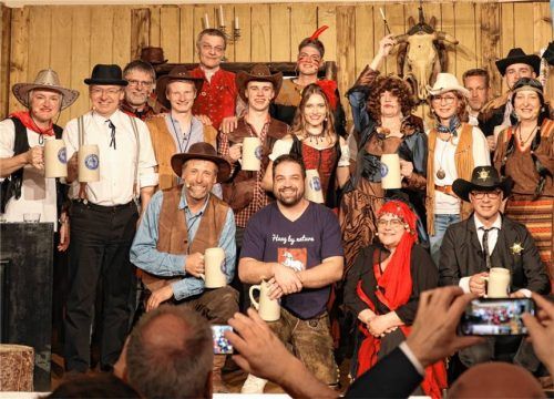 Zeitreise in den Wilden Westen: Im Vorjahr stand das Motto im Zeichen von Cowboy und Indianer. Diesmal steht die Kommunalwahl im Mittelpunkt.Foto  re