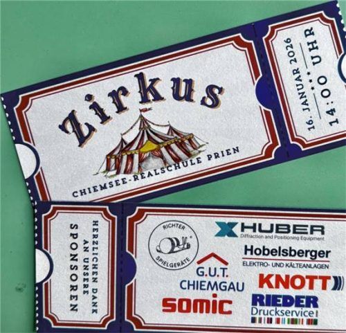 Zirkus in der Schule heißt es diese Woche in Prien.