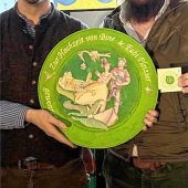 Hochzeitsscheibe mit Tiefgang