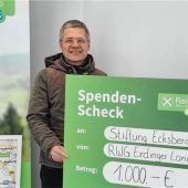 Spende für Dorfhelferinnen und Stiftung Ecksberg