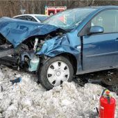 Unfall bei Wasserburg mit zwei Verletzten
