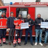 Lampferdinger Feuerwehr spendet 1.000 Euro
